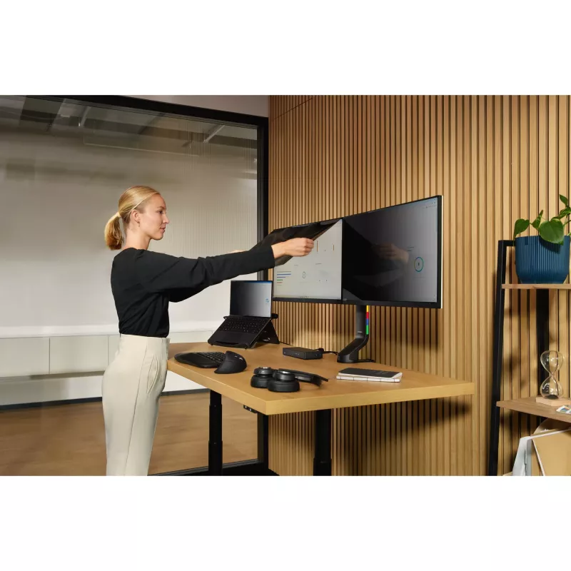 Kensington SmartFit platzsparender Dual-Monitorarm