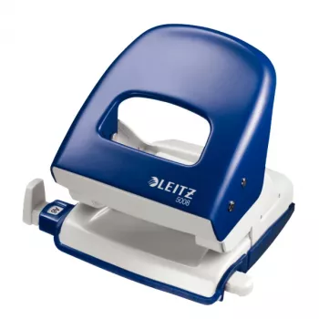 Leitz NeXXt Locher 5008, 2-fach 30 Blatt, 30 Blatt, Blau, Weiß, 8 cm, 3 mm, A4, A5, A6, Folio, US-Quart, 107 mm