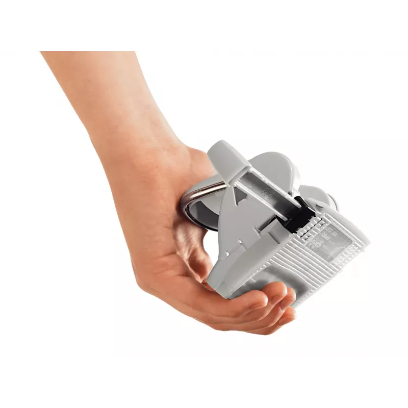 Leitz NeXXt 5038 Locher (5038-00-35), 16 Blatt, Unterteil aus Metall mit Kunststoffboden, mit Anschlagschiene, Blau