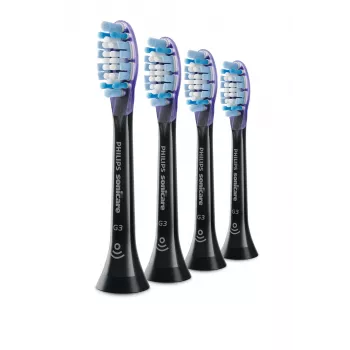 Philips Premium Gum Care HX9054/88 4er-Pack Bürstenköpfe, 4 St., Schwarz, 3 Monate, Weich, 62000 Bewegungen pro Minute, Philips