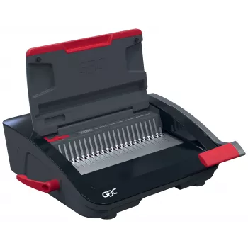 GBC CombBind® CB20 Manuelle Bindemaschine, Plastikbindung, Manuell, 240 Blatt, Schwarz, Rot