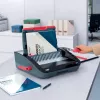 GBC CombBind CB20 Kunststoffbindegerät, schwarz/silber/rot