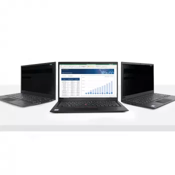 StarTech.com 33,8 cm (13,3 inch) Laptop-Blickschutzfilter – blendfreier Sichtschutz für Breitbild-Displays (16:9) – Laptop-Display-Schutzfolie mit 51 % Blaulichtreduzierung – beidseitig matte/glänzende Seite
