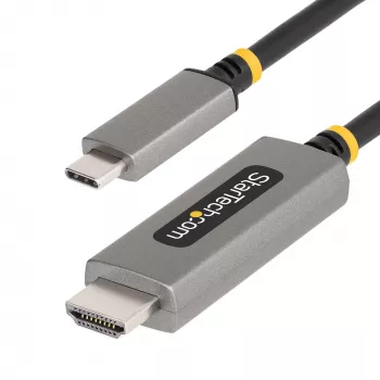 StarTech.com 1m USB-C-auf-HDMI-Adapterkabel, 8K 60Hz, 4K 144Hz, HDR10, USB-Typ-C-auf-HDMI-2.1-Videokonverterkabel, USB-C DP Alt Mode/USB4/Thunderbolt 3/4-kompatibel – USB-C-Laptop an HDMI-Monitor