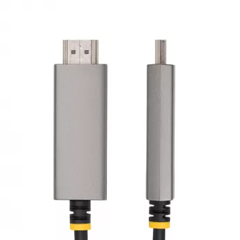 StarTech.com 6ft (2m) USB-C zu HDMI Adapterkabel, 8K 60Hz, 4K 144Hz, HDR10, USB Typ-C zu HDMI 2.1 Videokonverterkabel, USB-C DP Alt Mode/USB4/Thunderbolt 3/4 kompatibel – USB-C Laptop an HDMI Monitor