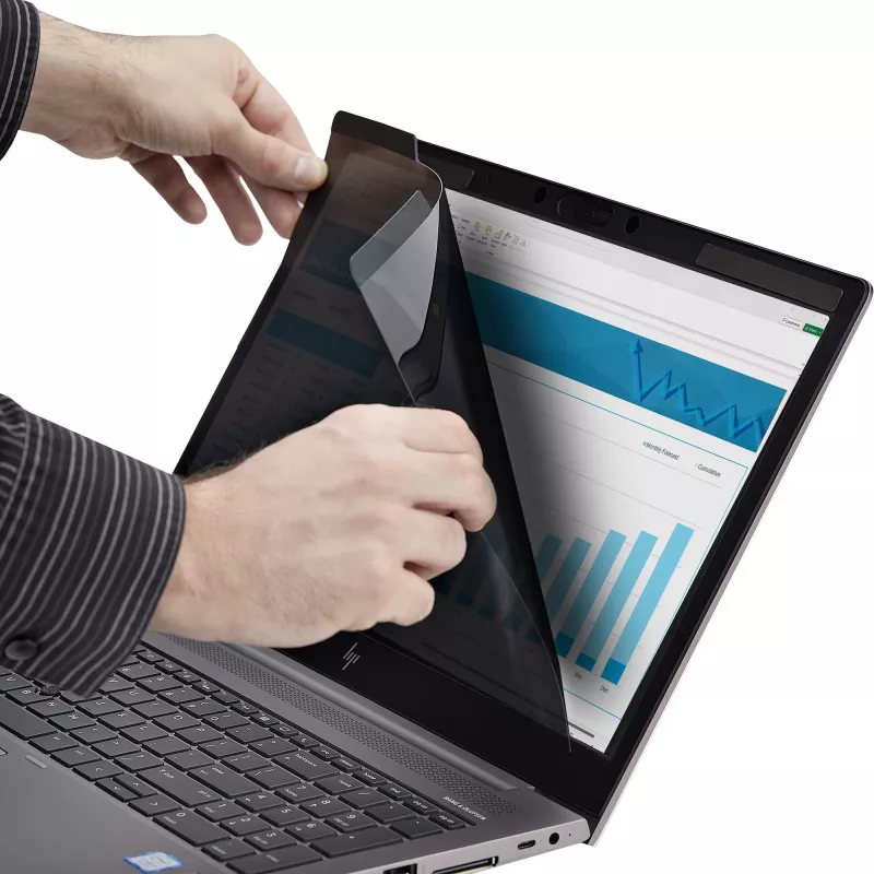 StarTech.com Magnetischer Sichtschutz für 14-Zoll 16:9 Laptop, Wendbarer Filter, Computer Bildschirmschutz, Blickwinkel 60° (+/- 30°), TAA Blaulichtfilter