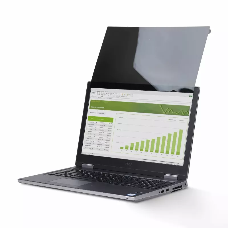 StarTech.com 15,6-Zoll 16:9 Flip-Up-Blickschutzfilter mit Touch, blendfreier Blaulichtfilter, Laptop-Monitor-Displayschutz, +/- 30° Blickwinkel