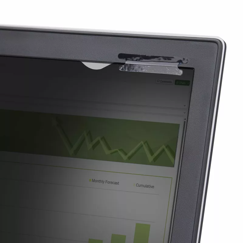 StarTech.com 15,6-Zoll 16:9 Flip-Up-Blickschutzfilter mit Touch, blendfreier Blaulichtfilter, Laptop-Monitor-Displayschutz, +/- 30° Blickwinkel