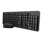 Trust Ody II Tastatur Maus enthalten Universal RF Wireless QWERTY US English Schwarz