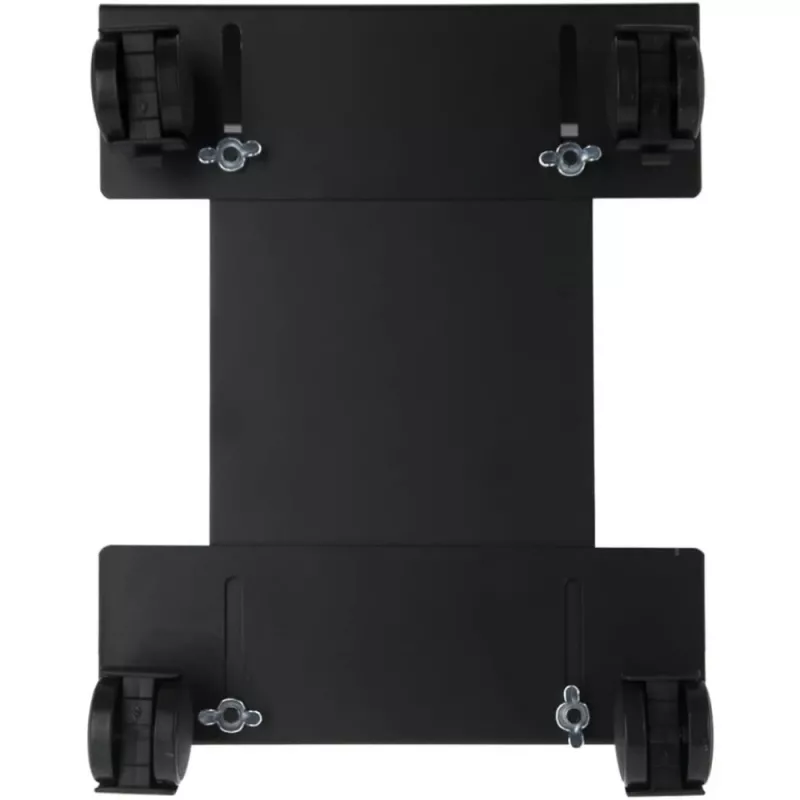 Techly ICA-CS 34 CPU-/PC-Halterung mit Rollen, verstellbar, Metall, Schwarz
