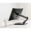 Techly ICA-LCD 35TS Tischständer für Touchscreen-Monitore, 17–32 Zoll, bis 10 kg, VESA 75x75/100x100, Gasfeder, Schwarz