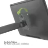 Techly ICA-LCD 35TS Tischständer für Touchscreen-Monitore, 17–32 Zoll, bis 10 kg, VESA 75x75/100x100, Gasfeder, Schwarz