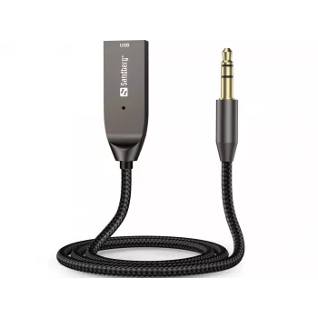 Sandberg Wireless Audio Link USB, USB, A2DP, AVRCP, HFP, 10 m, Schwarz, Dock, 5 V