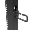 StarTech.com 4-Pfosten 12U Mobiler Open-Frame Server-Rack, Vier-Pfosten 19 Zoll Netzwerk-Rack mit Rädern, Rollbares Rack mit einstellbarer Tiefe für Computer/AV/Daten/IT-Ausrüstung – Rollen, Nivellierfüße oder Bodenmontage