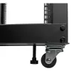 StarTech.com 4POSTRACK8U 8HE 4-Pfosten-Serverrack mit offenem Rahmen, 19 Zoll, Tiefe einstellbar 22-40 Zoll (56-102 cm), Tragfähigkeit 544 kg (1200 lb), Schwarz