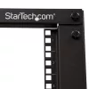 StarTech.com 4POSTRACK8U 8HE 4-Pfosten-Serverrack mit offenem Rahmen, 19 Zoll, Tiefe einstellbar 22-40 Zoll (56-102 cm), Tragfähigkeit 544 kg (1200 lb), Schwarz