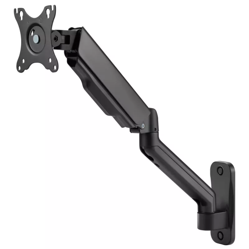 Techly ICA-LCD G112E drehbare Wandhalterung mit Gasfeder, für 1 Display 17-32 Zoll (43-81,3 cm), 9 kg