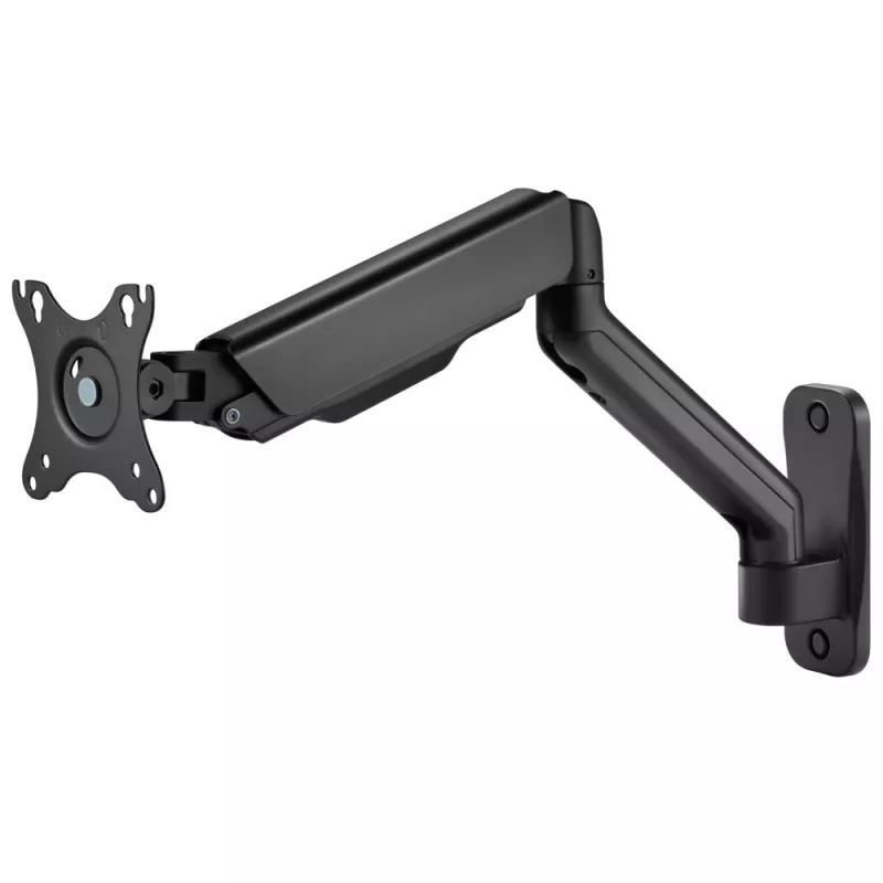 Techly ICA-LCD G112E drehbare Wandhalterung mit Gasfeder, für 1 Display 17-32 Zoll (43-81,3 cm), 9 kg
