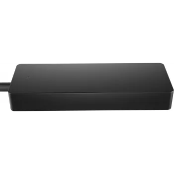HP 4K USB-C Multiport Hub, USB Type-C, USB 3.2 Gen 2 (3.1 Gen 2) Type-C, 10000 Mbit/s, Schwarz, 4K Ultra HD, China
