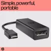 HP 8Y8Y1AA USB-C-auf-DisplayPort-Adapter G2, 8K (7680 x 4320), Schwarz
