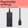 HP 8Y8Y1AA USB-C-auf-DisplayPort-Adapter G2, 8K (7680 x 4320), Schwarz
