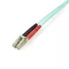 StarTech.com 2m (6ft) LC/UPC zu LC/UPC OM3 Multimode-Glasfaserkabel, Vollduplex 50/125µm Zipcord-Kabel, 100G, geringe Einfügedämpfung, LSZH Glasfaser-Patchkabel