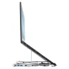 Targus AWU100205GL Notebook-Ständer mit 4-Port-USB-Hub, 25,4–39,6 cm (10–15,6 Zoll), Silber
