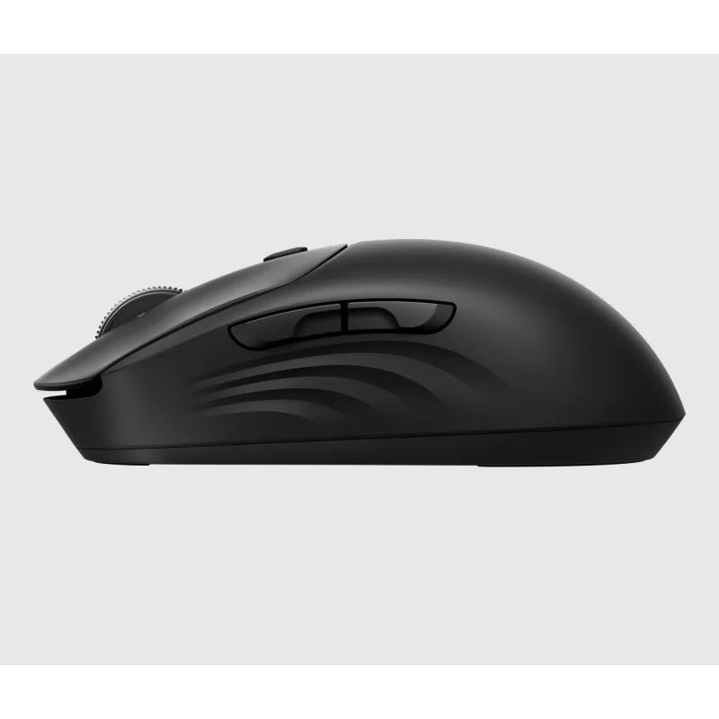 HP 700 Wiederaufladbare kabellose Maus, beidhändig, RF Wireless + Bluetooth, 6000 DPI, Schwarz