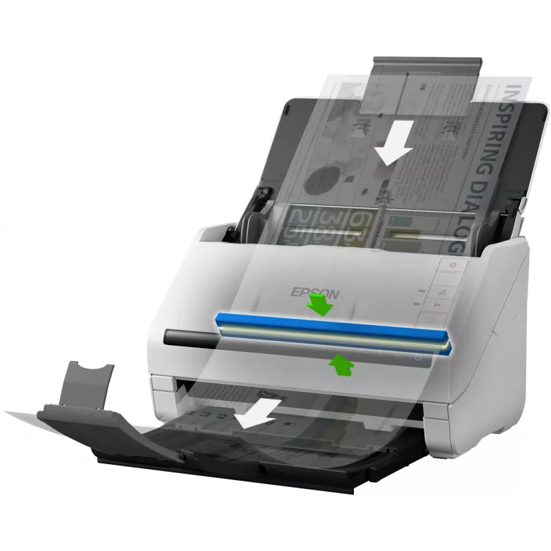 Epson WorkForce DS-530 II Einzugsscanner 600 x 600 DPI A4 Schwarz, Weiß