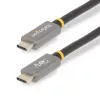 StarTech.com 1 m USB4-Kabel, USB-IF-zertifiziertes USB-C-Kabel, 40 Gbit/s, USB-Typ-C-Datenübertragungskabel, 100 W Power Delivery, 8K 60 Hz, kompatibel mit Thunderbolt 4/3/USB 3.2