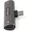 StarTech.com CDP235APDM USB-C Audio- und Ladeadapter mit 3,5-mm-TRRS-Kopfhörer-/Headset-Buchse und 60 W USB-C Power Delivery Pass-Through, für Handy/Tablet/Laptop