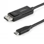 StarTech.com 1m USB-C auf DisplayPort 1.2 Kabel 4K 60Hz - Bidirektionales DP auf USB-C oder USB-C auf DP reversibles Video-Adapterkabel - HBR2/HDR - USB Typ C/Thunderbolt Monitorkabel