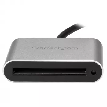 StarTech.com USB 3.0 Kartenleser/Schreiber für CFast 2.0 Karten, CFast, CFast 2.0, Schwarz, Silber, 5000 Mbit/s, Aluminium, Aktivität, Strom, CE, FCC, RoHS, REACH