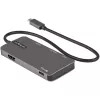 StarTech.com DKT30CHSDPD USB-C-Multiport-Adapter Mini-Dock, 4K-HDMI, 100 W PD Pass-Through, SD-/microSD-Steckplatz, 3-Port-USB-3.0-Hub, 30 cm fest angeschlossenes Kabel