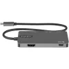 StarTech.com DKT30CHSDPD USB-C-Multiport-Adapter Mini-Dock, 4K-HDMI, 100 W PD Pass-Through, SD-/microSD-Steckplatz, 3-Port-USB-3.0-Hub, 30 cm fest angeschlossenes Kabel