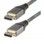 StarTech.com 16ft (5m) VESA zertifiziertes DisplayPort 1.4 Kabel – 8K 60Hz HDR10 – Ultra HD 4K 120Hz Video – DP 1.4 Kabel / Leitung – Für Monitore/Displays – DisplayPort-auf-DisplayPort-Kabel – M/M