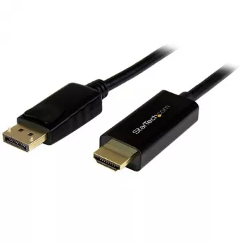 StarTech.com 3m DisplayPort-zu-HDMI-Kabel – 4K 30Hz – DisplayPort-zu-HDMI-Adapterkabel – DP 1.2 zu HDMI Monitorkabel-Konverter – Verriegelbarer DP-Stecker – Passives DP-zu-HDMI-Kabel