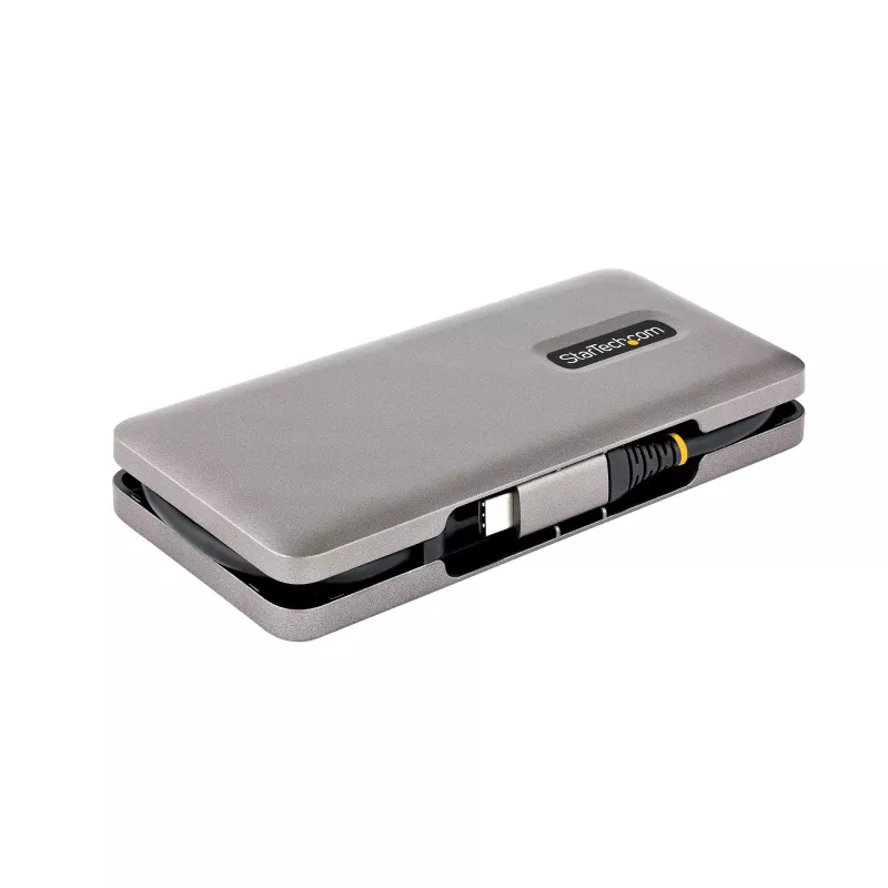StarTech.com HB31CM4CPD3 4-Port-USB-C-Hub, 4x USB-C, USB 3.2 Gen 2 10 Gbit/s, 100 W Power-Delivery-Pass-Through, 25 cm (9,8 Zoll) Kabel