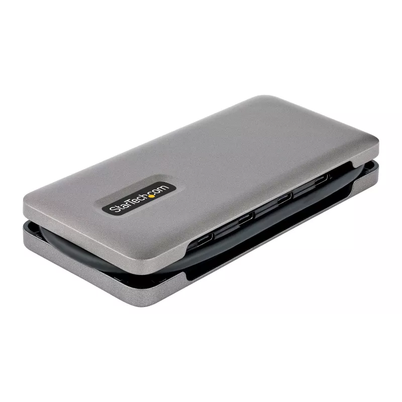 StarTech.com HB31CM4CPD3 4-Port-USB-C-Hub, 4x USB-C, USB 3.2 Gen 2 10 Gbit/s, 100 W Power-Delivery-Pass-Through, 25 cm (9,8 Zoll) Kabel