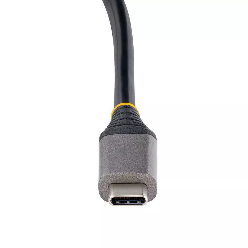 StarTech.com HB31CM4CPD3 4-Port-USB-C-Hub, 4x USB-C, USB 3.2 Gen 2 10 Gbit/s, 100 W Power-Delivery-Pass-Through, 25 cm (9,8 Zoll) Kabel