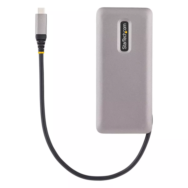 StarTech.com HB31CM4CPD3 4-Port-USB-C-Hub, 4x USB-C, USB 3.2 Gen 2 10 Gbit/s, 100 W Power-Delivery-Pass-Through, 25 cm (9,8 Zoll) Kabel
