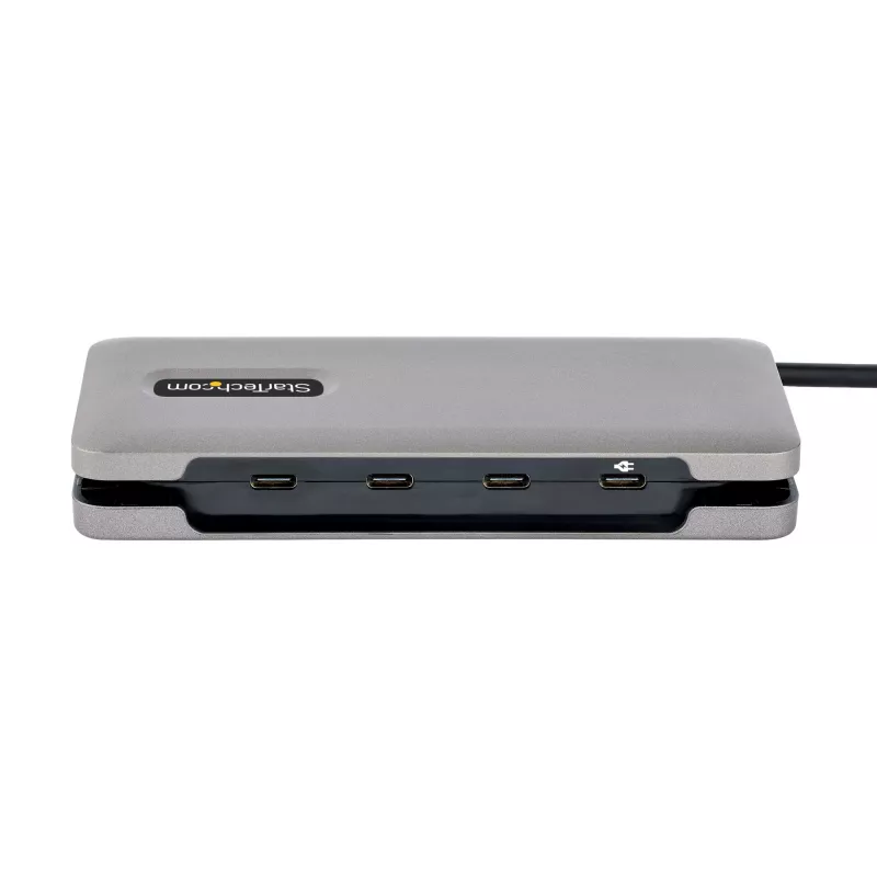 StarTech.com HB31CM4CPD3 4-Port-USB-C-Hub, 4x USB-C, USB 3.2 Gen 2 10 Gbit/s, 100 W Power-Delivery-Pass-Through, 25 cm (9,8 Zoll) Kabel