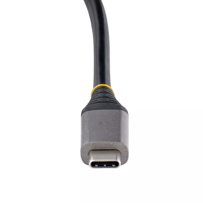 StarTech.com HB31CM4CPD3 4-Port-USB-C-Hub, 4x USB-C, USB 3.2 Gen 2 10 Gbit/s, 100 W Power-Delivery-Pass-Through, 25 cm (9,8 Zoll) Kabel