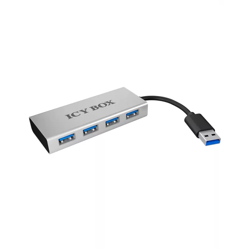 ICY BOX IB-AC6104 USB 3.2 Gen 1 (3.1 Gen 1) Type-A 5000 Mbit/s Weiß