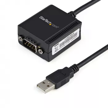 StarTech.com 1 Port FTDI USB auf Seriell RS232 Adapterkabel mit COM-Erhaltung
