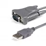 StarTech.com ICUSB232DB25 USB-2.0-auf-Seriell-RS232-Adapterkabel, DB9/DB25, grau
