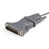 StarTech.com ICUSB232DB25 USB-2.0-auf-Seriell-RS232-Adapterkabel, DB9/DB25, grau