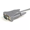 StarTech.com ICUSB232DB25 USB-2.0-auf-Seriell-RS232-Adapterkabel, DB9/DB25, grau