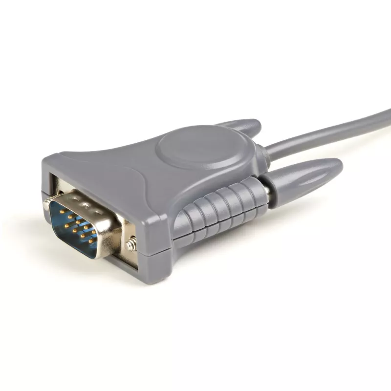 StarTech.com ICUSB232DB25 USB-2.0-auf-Seriell-RS232-Adapterkabel, DB9/DB25, grau