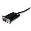 StarTech.com ICUSB232FTN 1-Port-USB-auf-Nullmodem-RS232-DB9-Seriell-DCE-Adapterkabel, FTDI, USB 2.0, schwarz